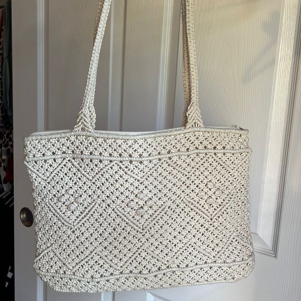Crochet boho bag purse